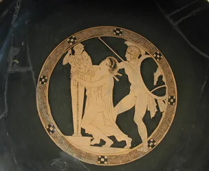 Ajax le Petit traîne Cassandre du Palladium, 5e siècle av. J.-C.