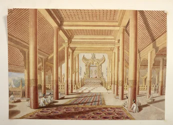 Le Trône et la salle d