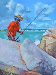 Pêcheur rouge