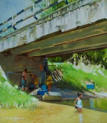 Sous le vieux pont