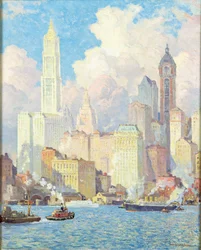Front de mer de la rivière Hudson, New York