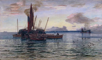 Le Marché aux Harengs en Mer (Sur le Loch Fyne, Argyll)