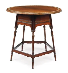 Table circulaire victorienne, vers 1870
