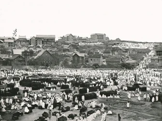 La Place du Marché, Antananarivo, Madagascar, 1895