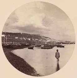 La Chiaia et Saint-Elme de la Mergellina, Naples, v. 1863 (photo)
