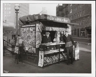 Un kiosque à journaux