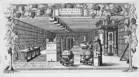 August von Brunswick-Lüneburg dans sa bibliothèque, 1650