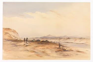 Chasse sur la rivière Santa Cruz, vers 1878