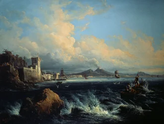 Naples vue de Posillipo