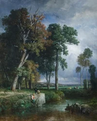 Les pêcheurs, c.1850