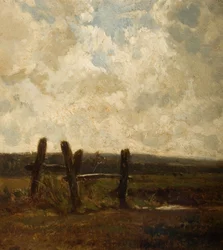 Paysage avec un premier plan de prairie, 1830-1865