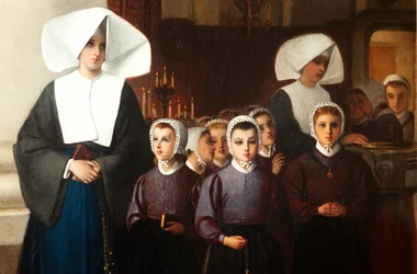 Les orphelins (détail)