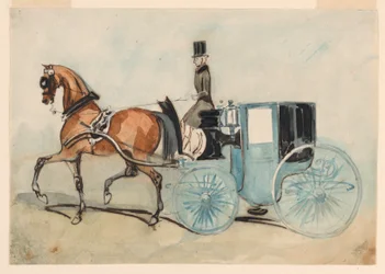 Le Brougham bleu