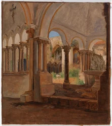 La cour déserte d