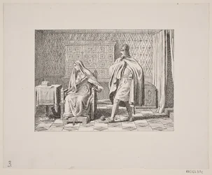 Illustration pour Svend Grundtvig, "Marsk Stig : Ballade danoise du XIIIe siècle", 1861