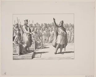 Illustration pour Svend Grundtvig, "Marsk Stig: Chanson populaire danoise du XIIIe siècle", 1861