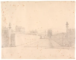 Dans les jardins de la Villa Albani