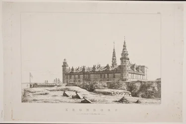 Kronborg vu du côté nord-ouest