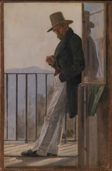 Le peintre Ditlev Blunck