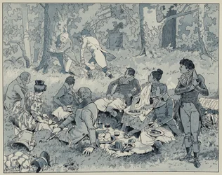 Illustration pour La Dame de Gai-Fredon, écrite par Quatrelles