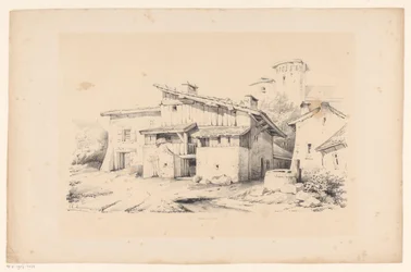 Maisons et tour (Het Landschap)