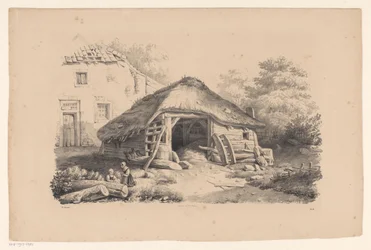 Étable près de la ferme
Le Paysage (série)