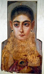 Art copte : jeune femme appelée « L