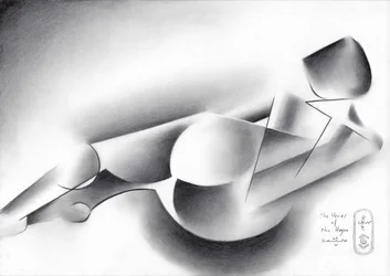 Figure abstraite allongée
