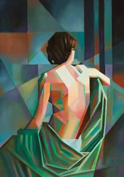 Dos de femme (abstrait)