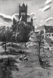 Détente au parc de la cathédrale