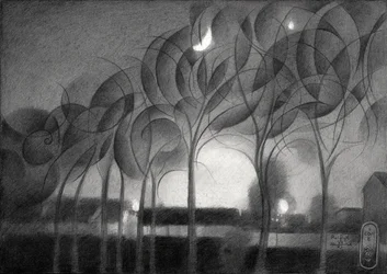 La nuit du croissant de lune