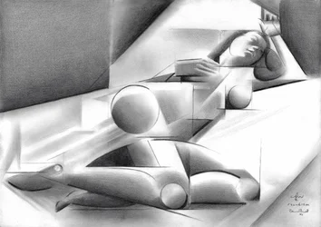 Forme féminine cubiste
