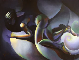 Silhouette éthérée et fluide
