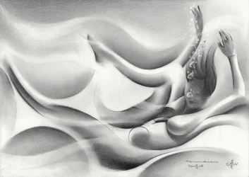 La femme au rêve flottant
