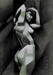 Figure nue géométrique