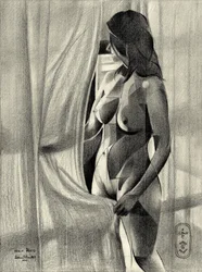 Figure nue géométrique