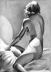 Un nu féminin gracieux