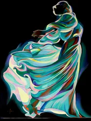 Une danseuse gracieuse et pleine de vie