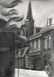 Rue urbaine stylisée