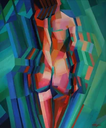Une figure cubiste pleine de vie