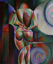 Une figure cubiste pleine de vie