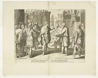 Charles V fait construire un monastère, 1555, no 8. Scènes de la vie de Charles V (titre de la série). La vie de l