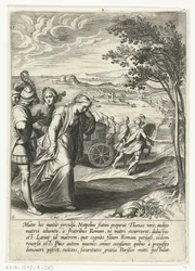 La mère de Thomas le cherchant à Naples (La vie de saint Thomas d