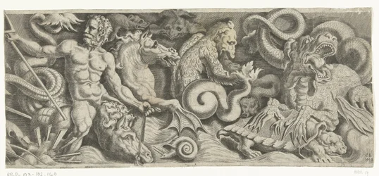 Frise avec le triomphe de Neptune, plaque de droite