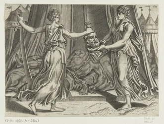 Judith avec la tête d