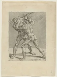 Deux escrimeurs (titre de la série)
