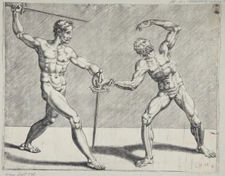 Deux escrimeurs