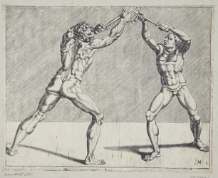 Deux escrimeurs