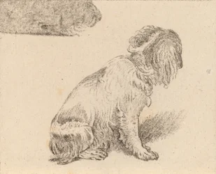 Chien assis
