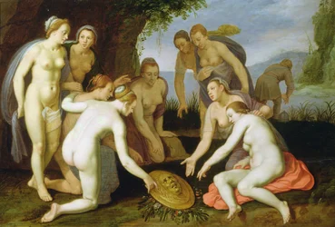 Une scène de la légende de Persée et Andromède